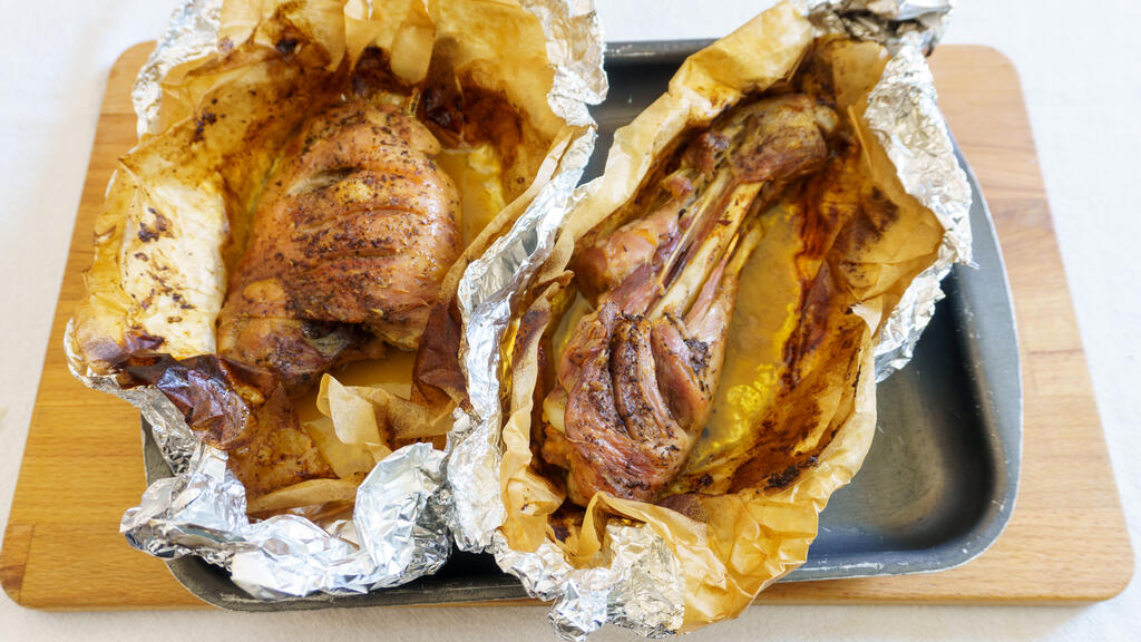 Coscia di tacchino marinata al forno