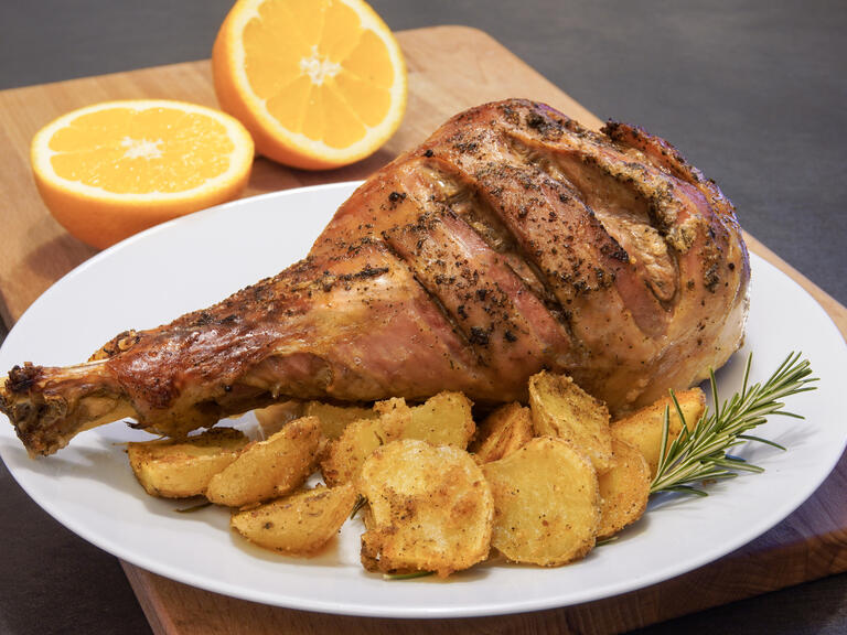 Cosciotto di tacchino al cartoccio