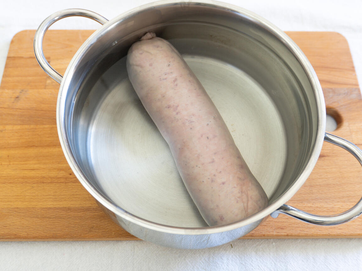 Cotechino alla piastra con lenticchie - passo 2