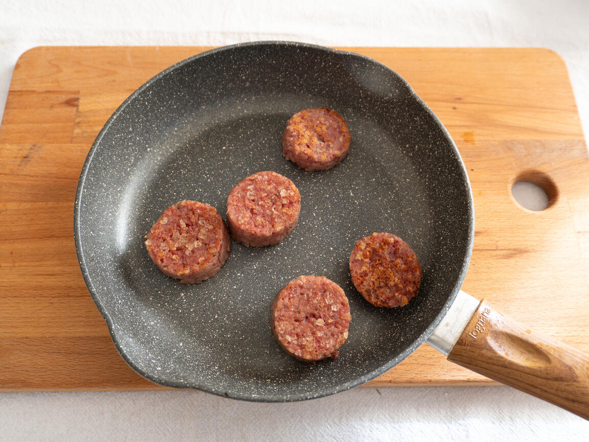 Cotechino alla piastra con lenticchie - passo 7