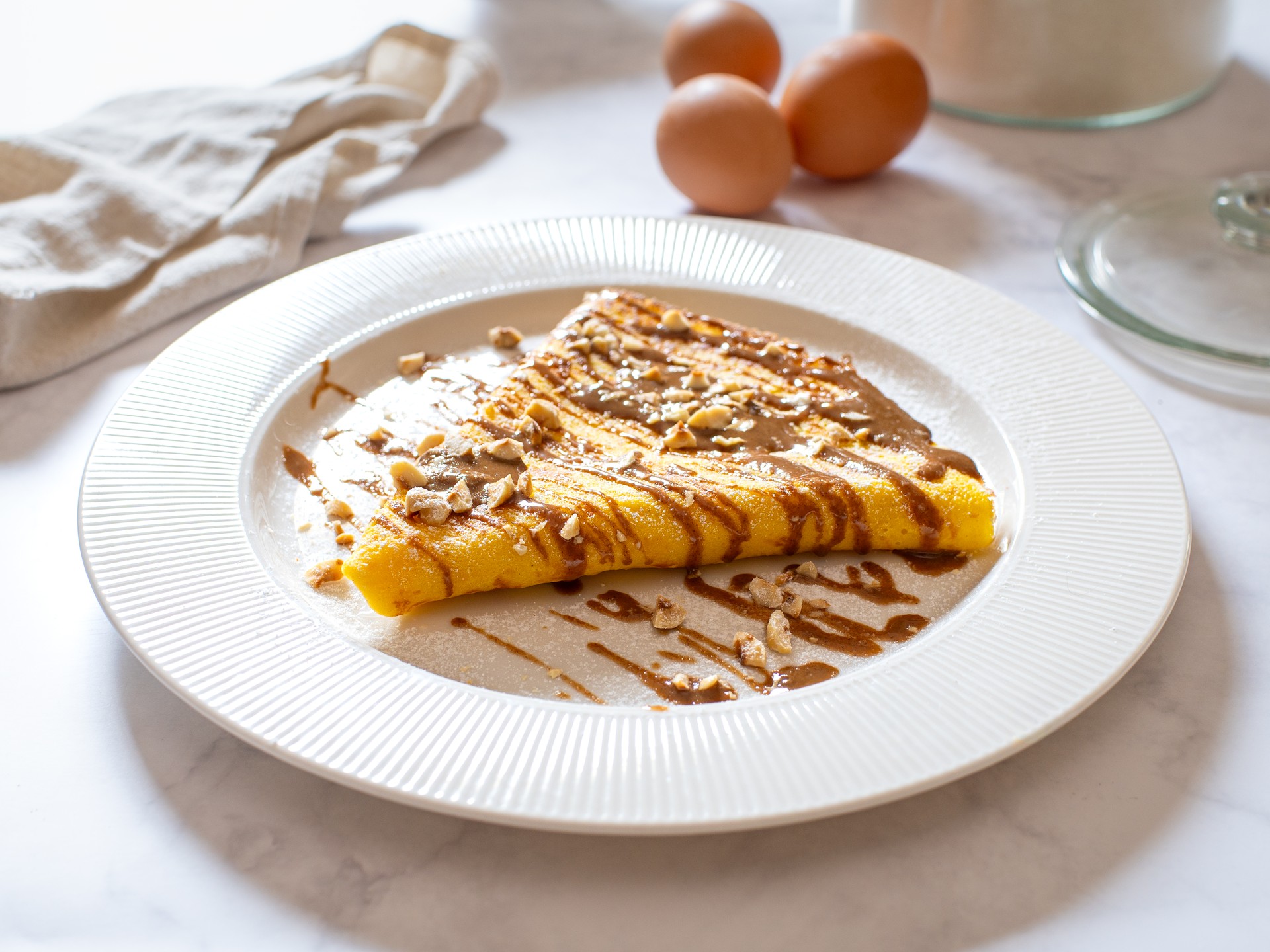 Crepes alla crema di nocciole