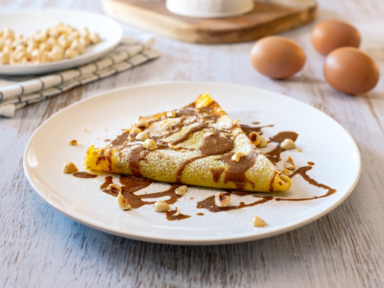 Crepes alla crema di nocciole