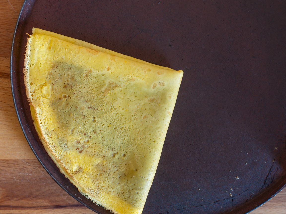 Crepes alla crema di nocciole - passo 4