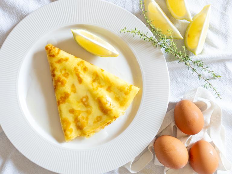 Crepes zucchero e limone
