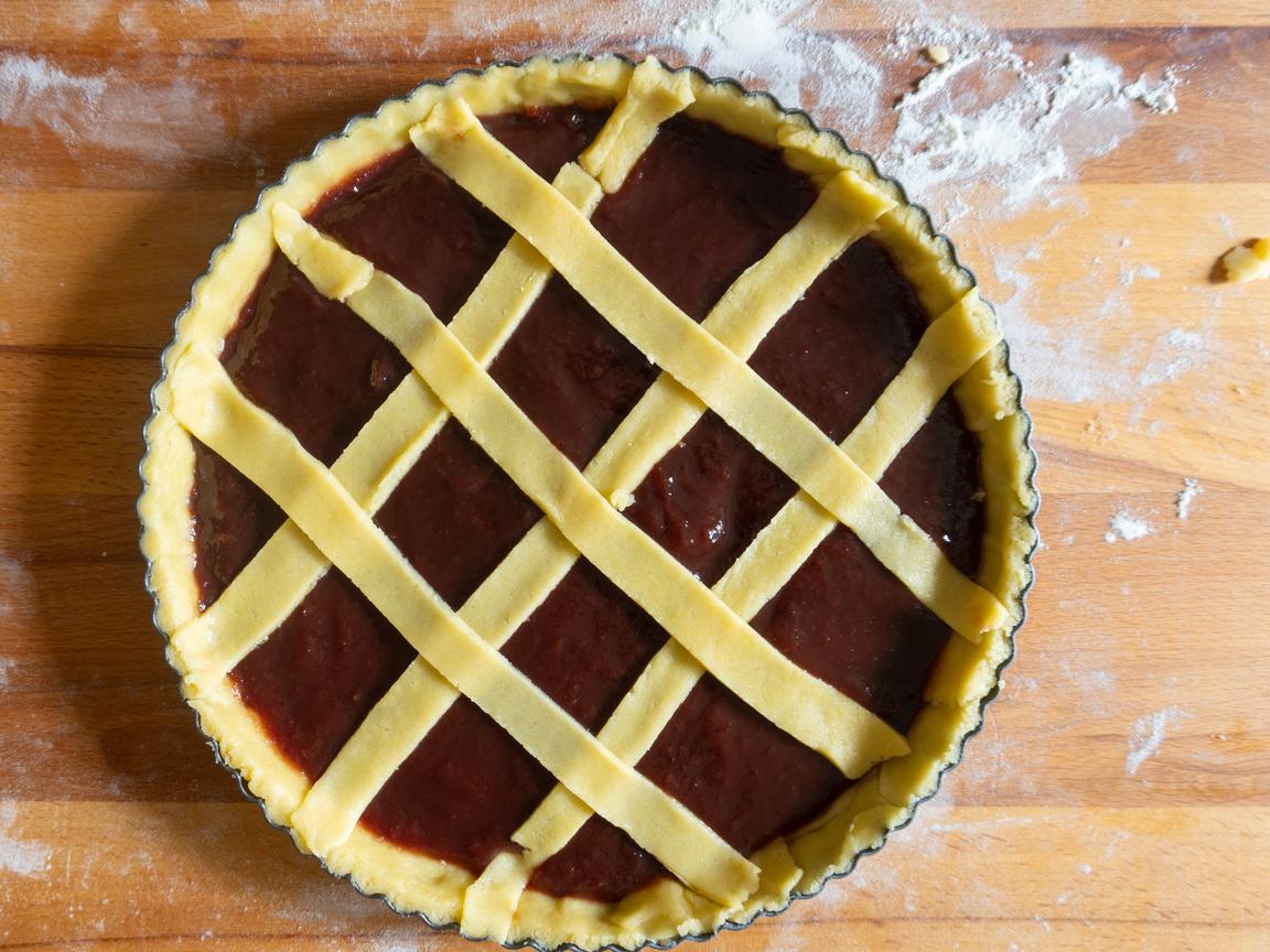 Crostata alla marmellata - passo 9