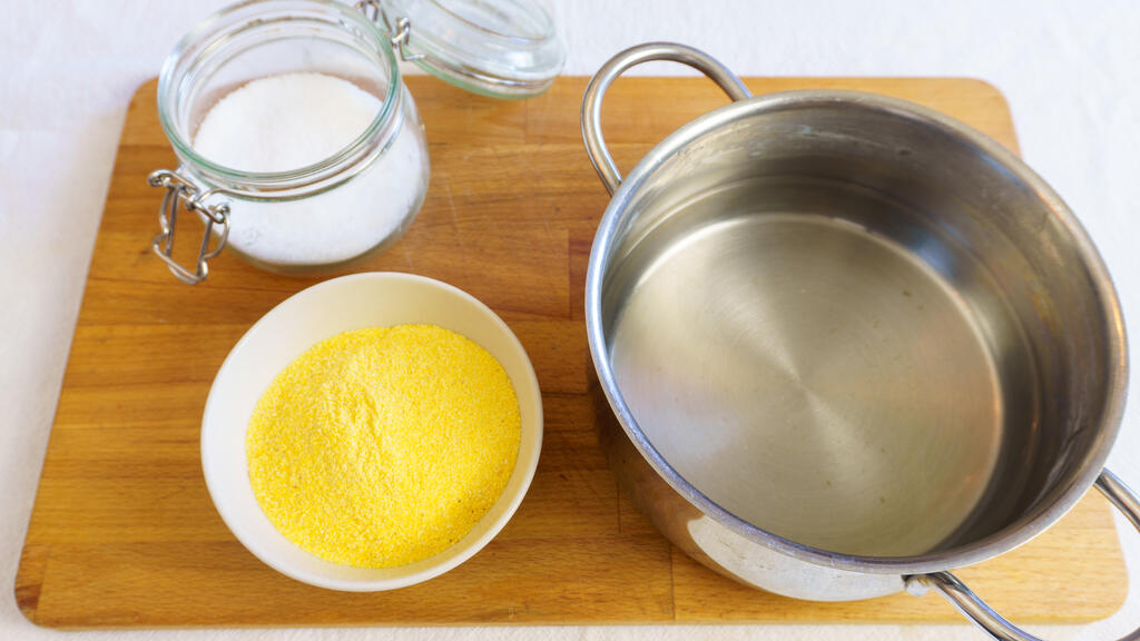 Crostini di polenta - passo 1