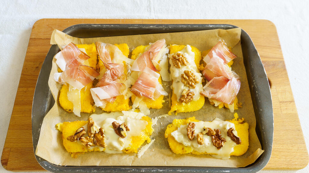 Crostini di polenta - passo 5