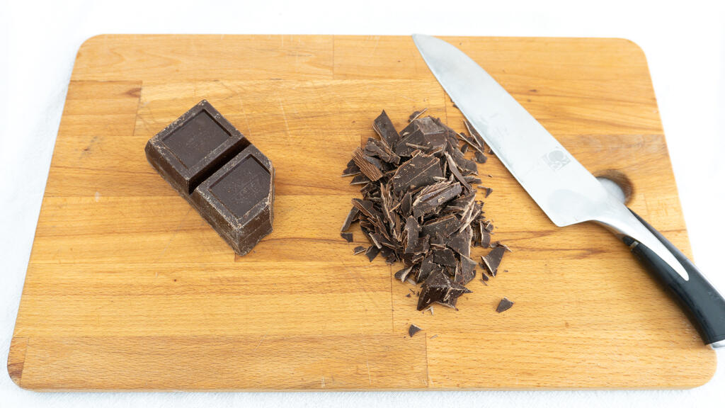 Farro soffiato al cioccolato - passo 1