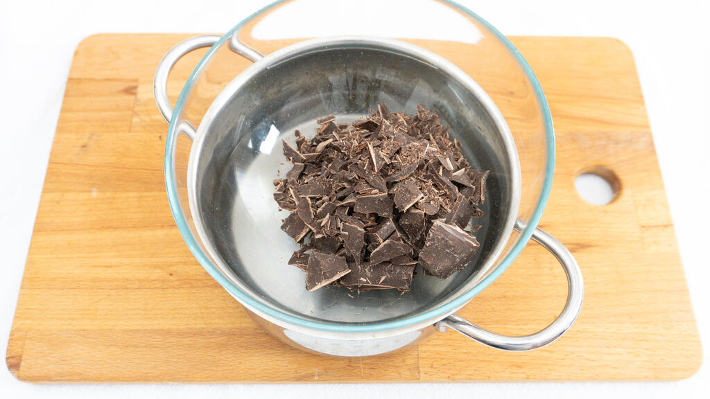 Farro soffiato al cioccolato - passo 3