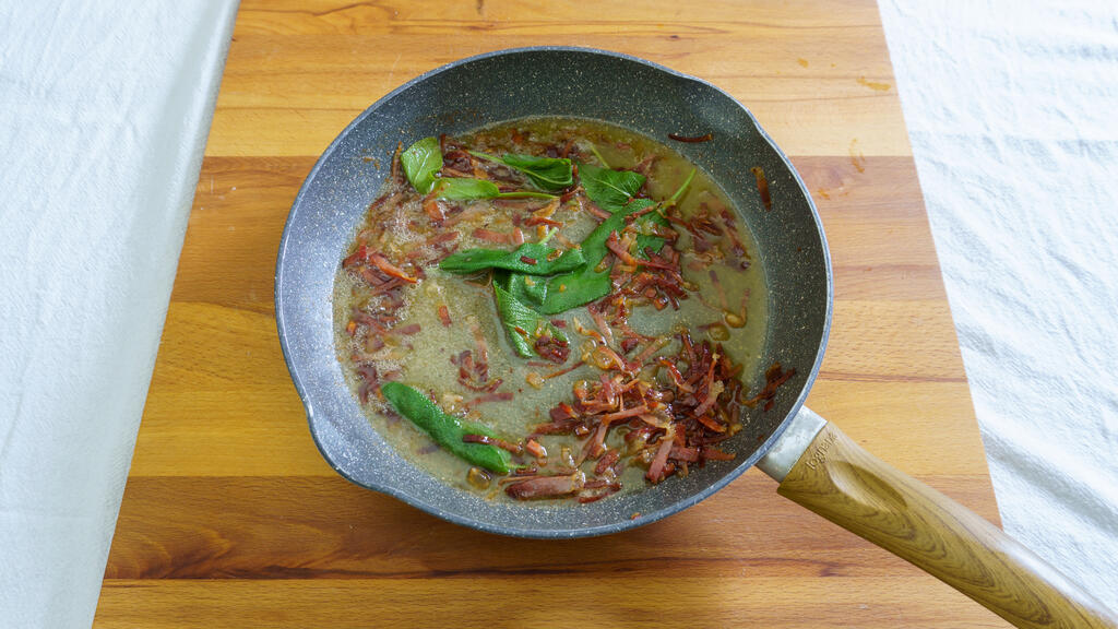 Gnocchi di farro con ricotta e speck