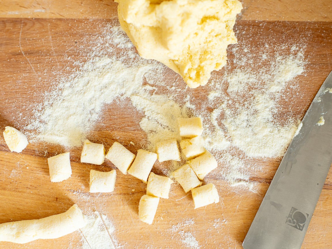 Gnocchi di polenta al gorgonzola - passo 3