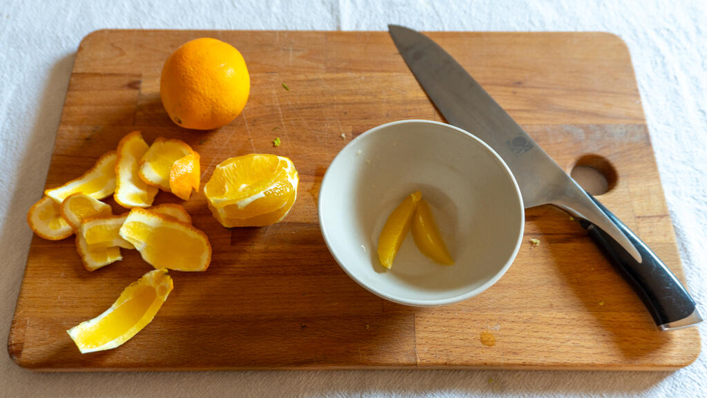 Insalata di finocchi e arance con vinaigrette - passo 3