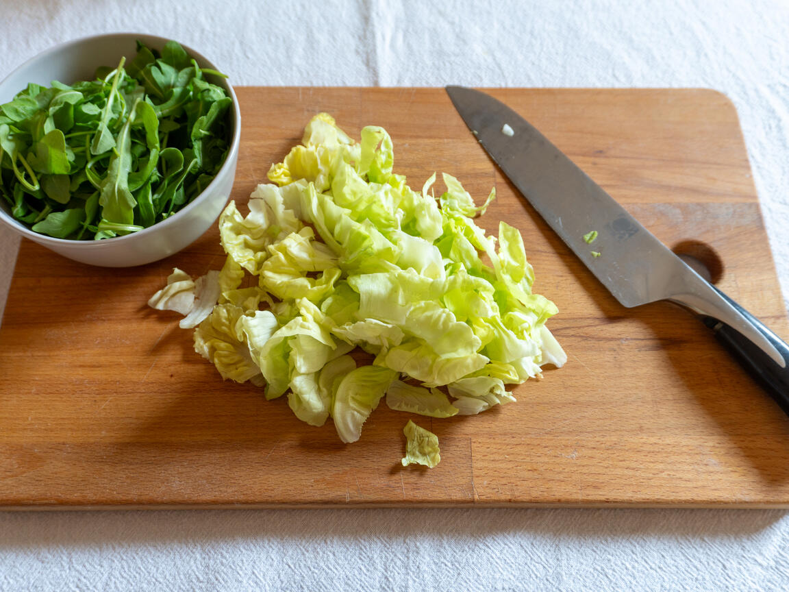 Insalata di finocchi e arance con vinaigrette - passo 1