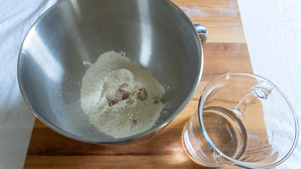 Pane ciabatta - passo 1