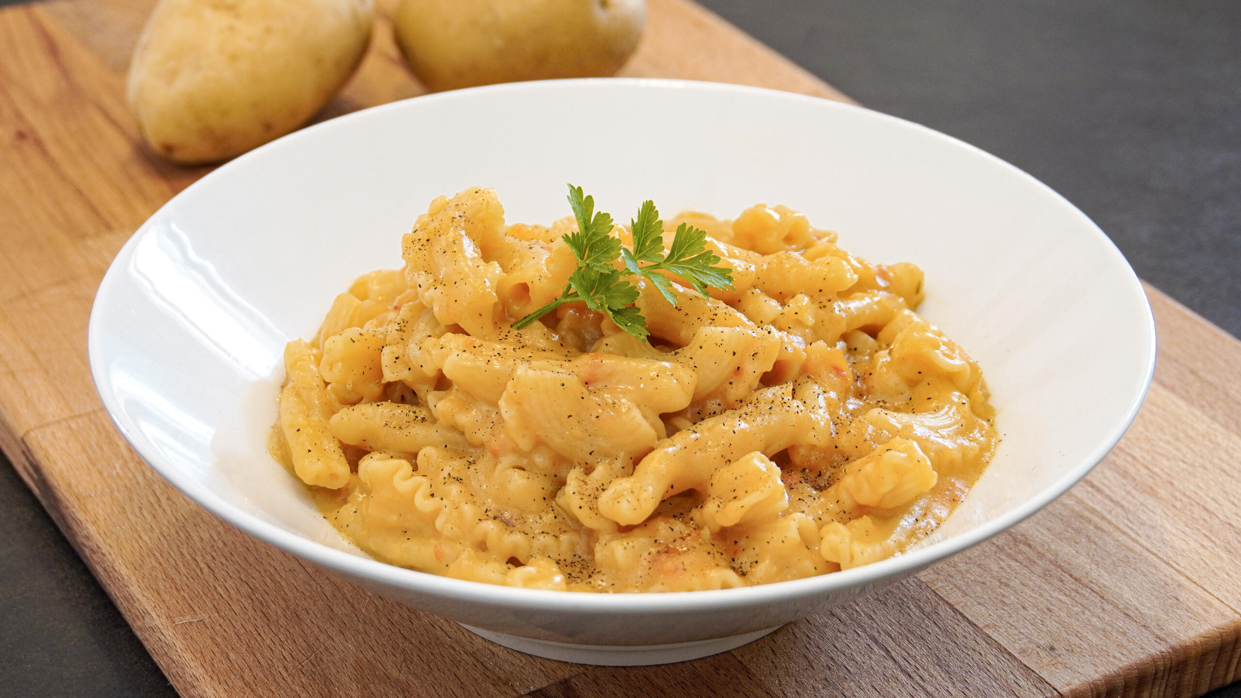 Pasta patate e provola