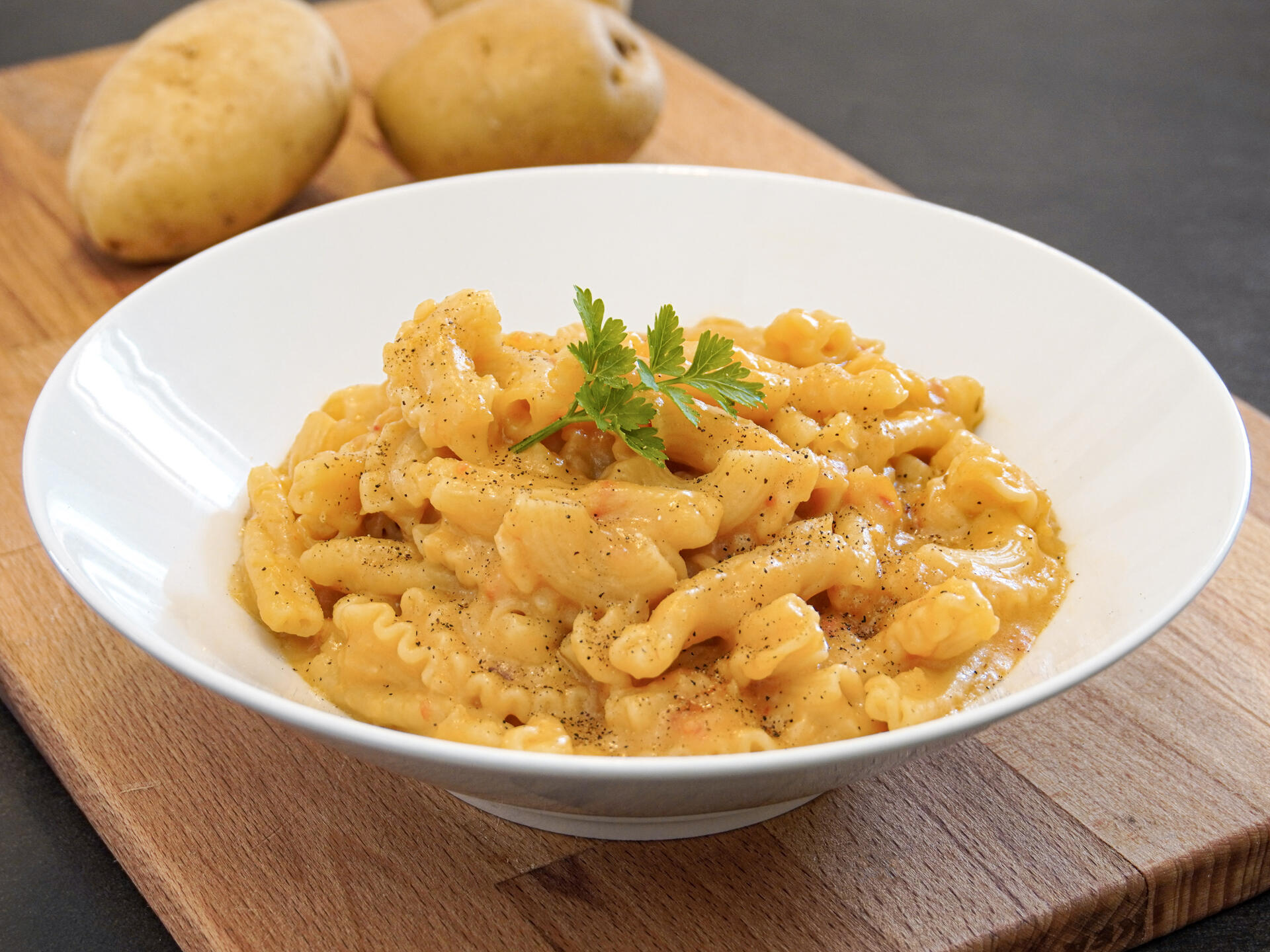 Pasta patate e provola