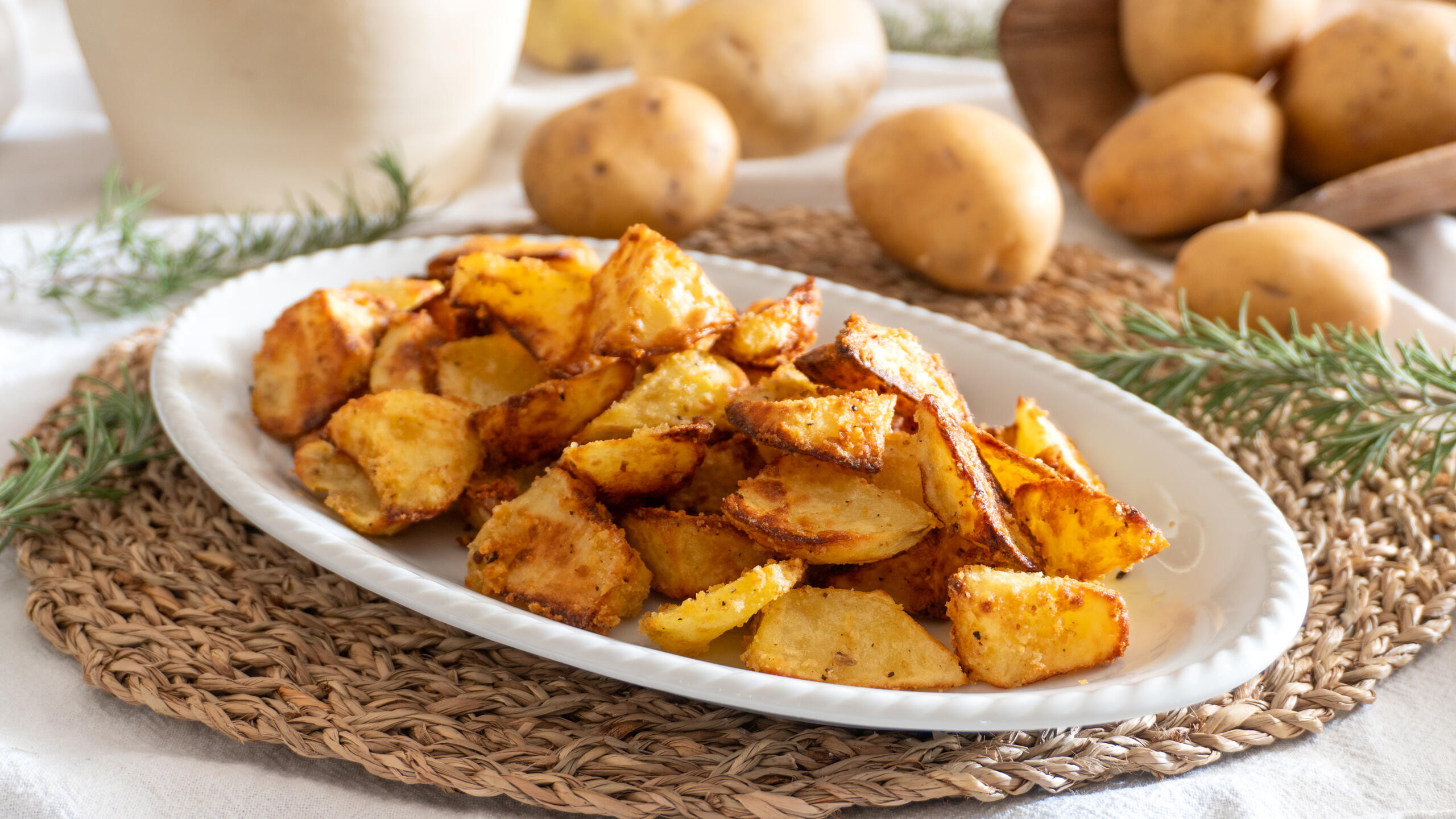 Patate arrosto in friggitrice ad aria