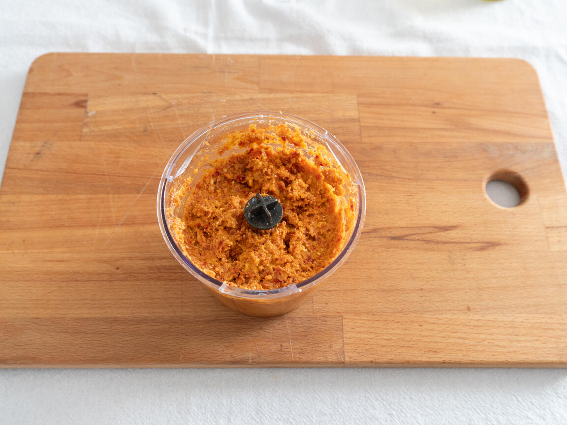 Pesto di pomodori secchi - passo 4