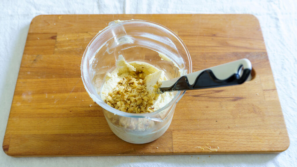 Pesto di ricotta e noci - passo 4