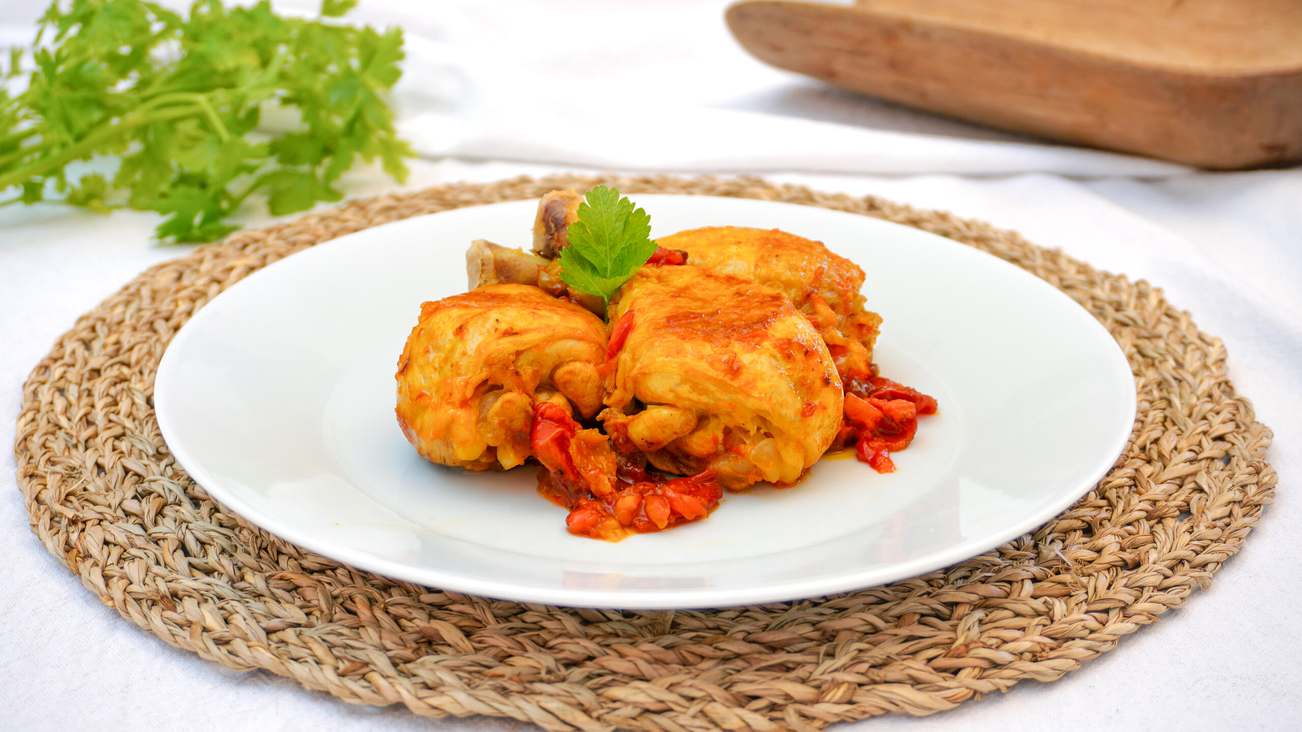 Pollo ai peperoni in agrodolce