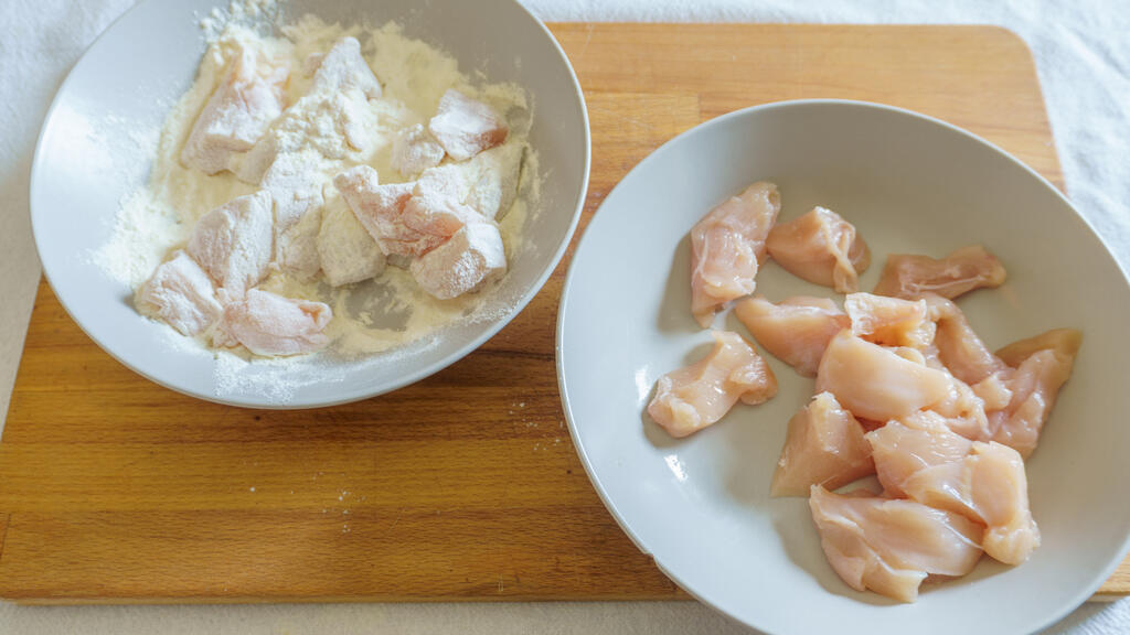 Pollo al limone - passo 3