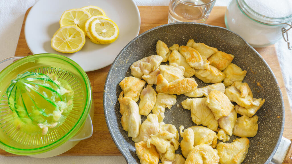 Pollo al limone - passo 5