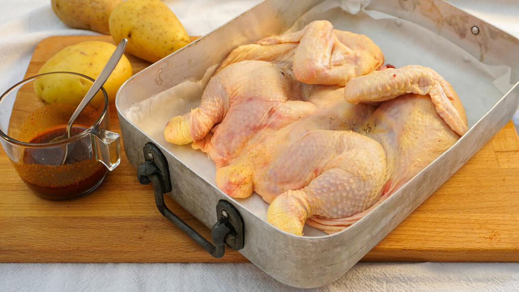 Pollo alla diavola al forno - passo 3