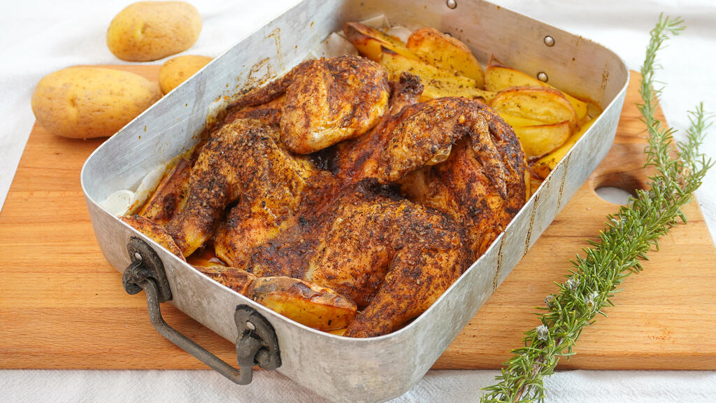Pollo alla diavola al forno - passo 5