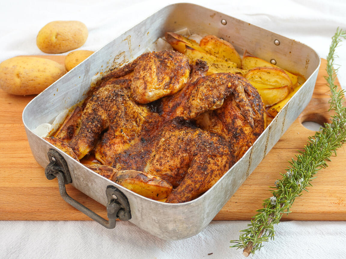 Pollo alla diavola al forno - passo 5