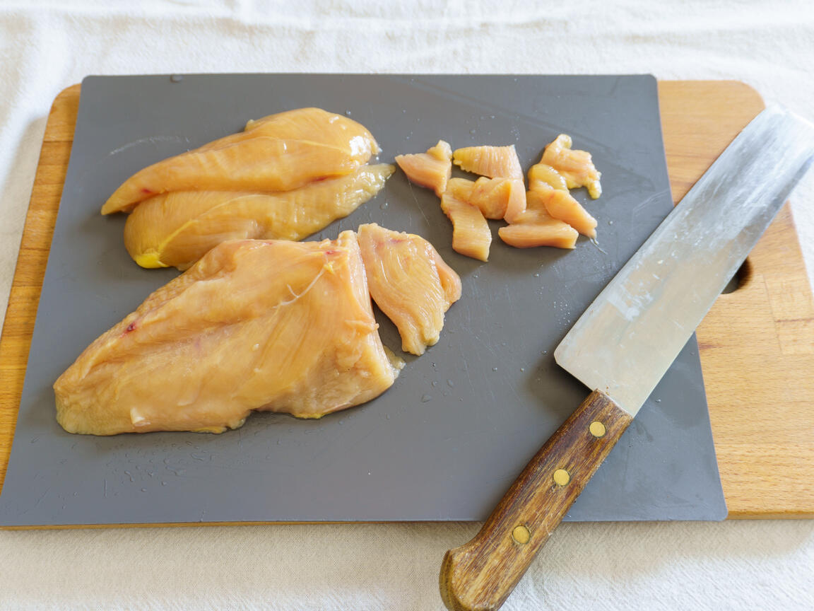 Pollo alle mandorle - passo 2