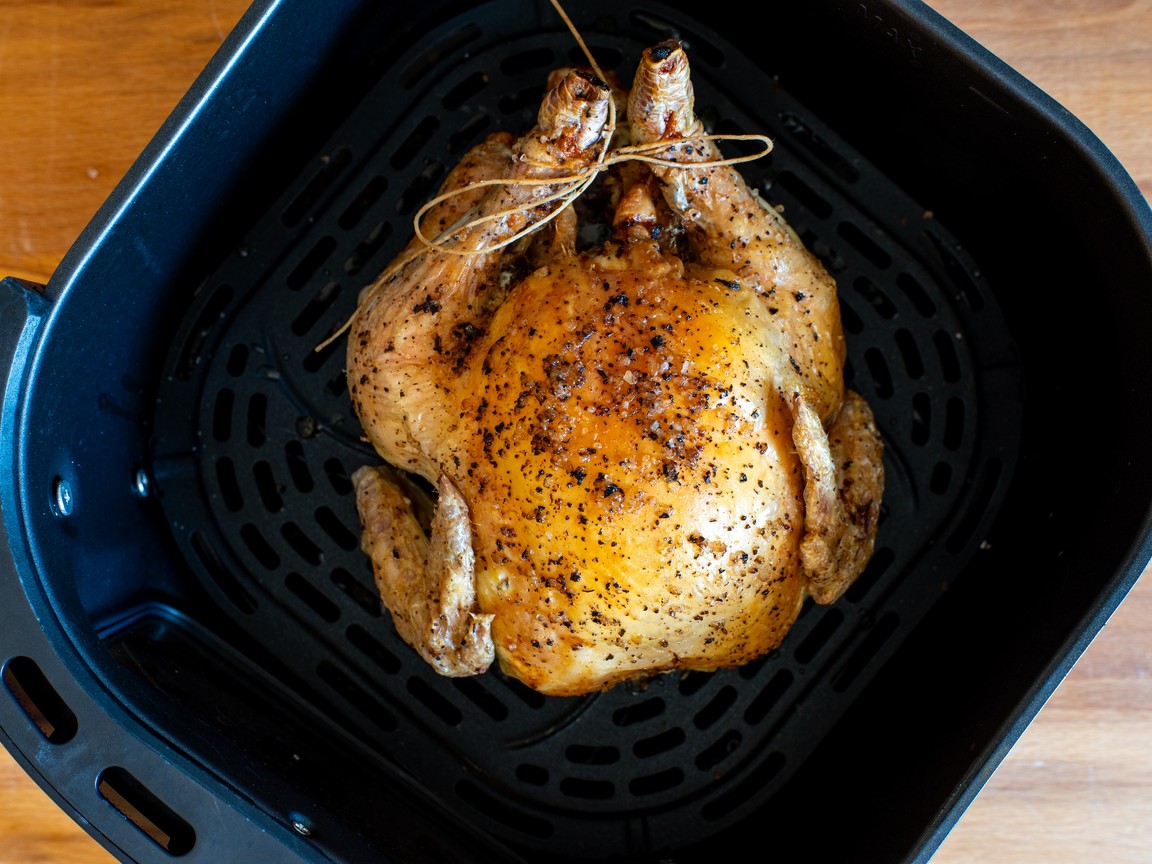 Pollo arrosto in friggitrice ad aria - passo 4