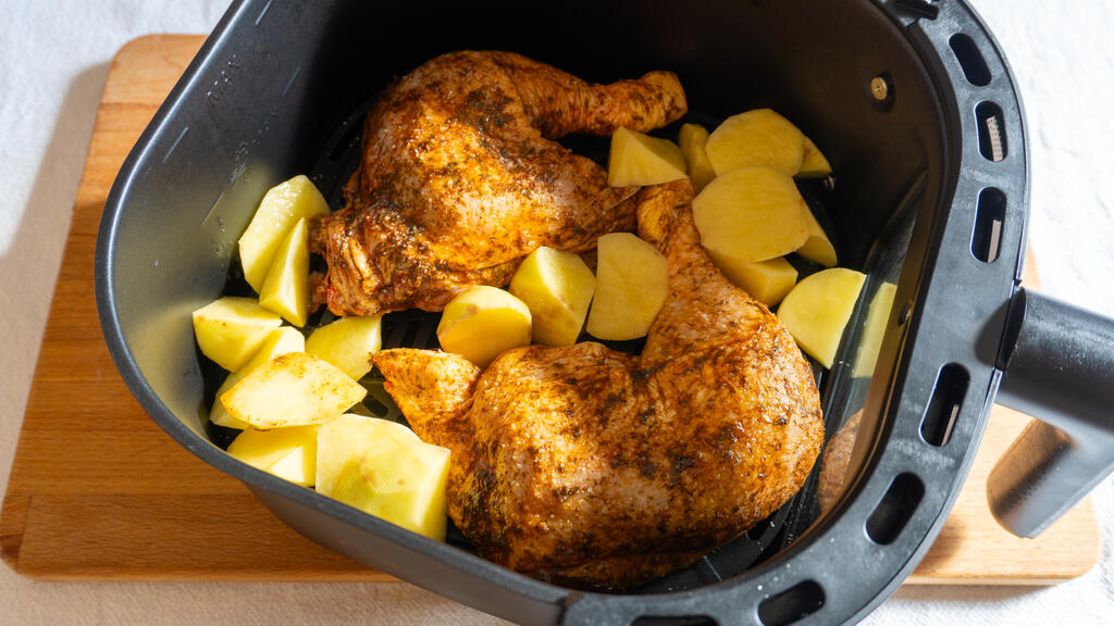 Pollo speziato in friggitrice ad aria - passo 4