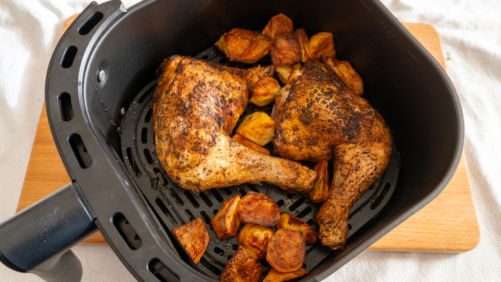 Pollo speziato in friggitrice ad aria