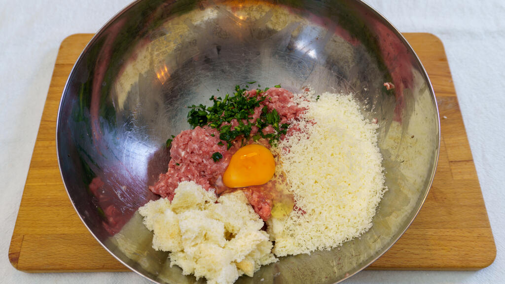 Polpette di carne fritte - passo 3