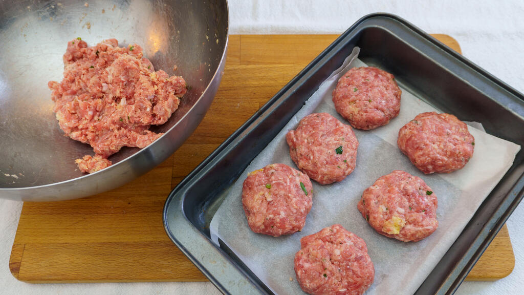 Polpette di carne fritte - passo 4