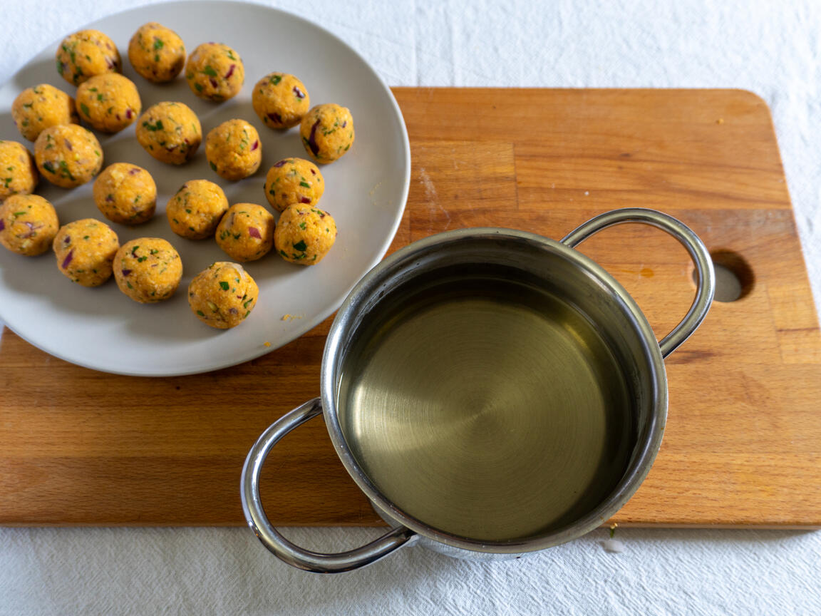 Polpette di ceci - passo 6