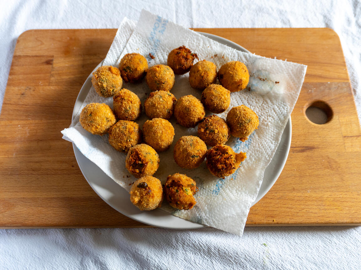 Polpette di ceci - passo 8