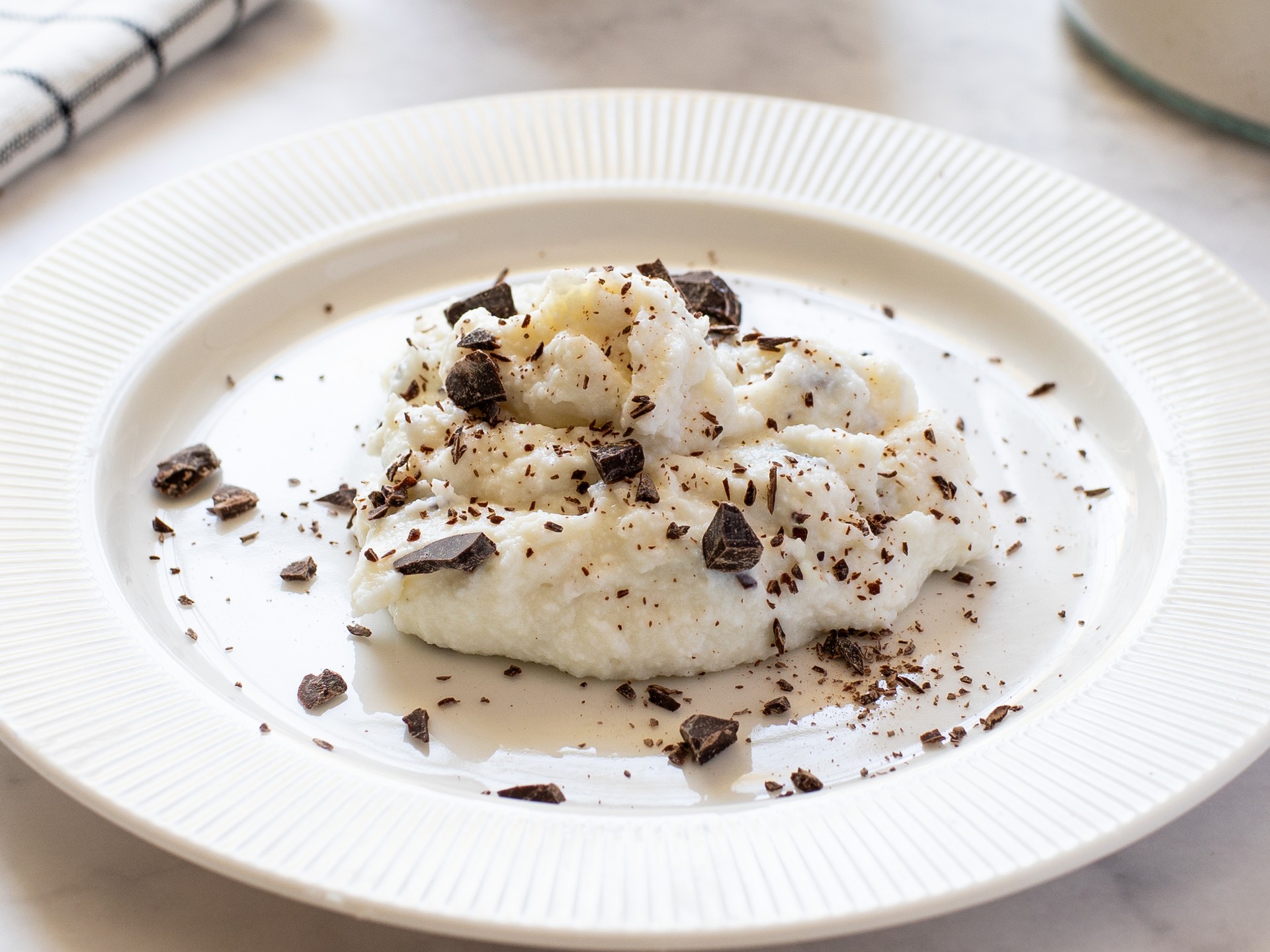 Ricotta dolce con cioccolato
