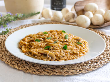 Un risotto semplicissimo che ha come particolarità...