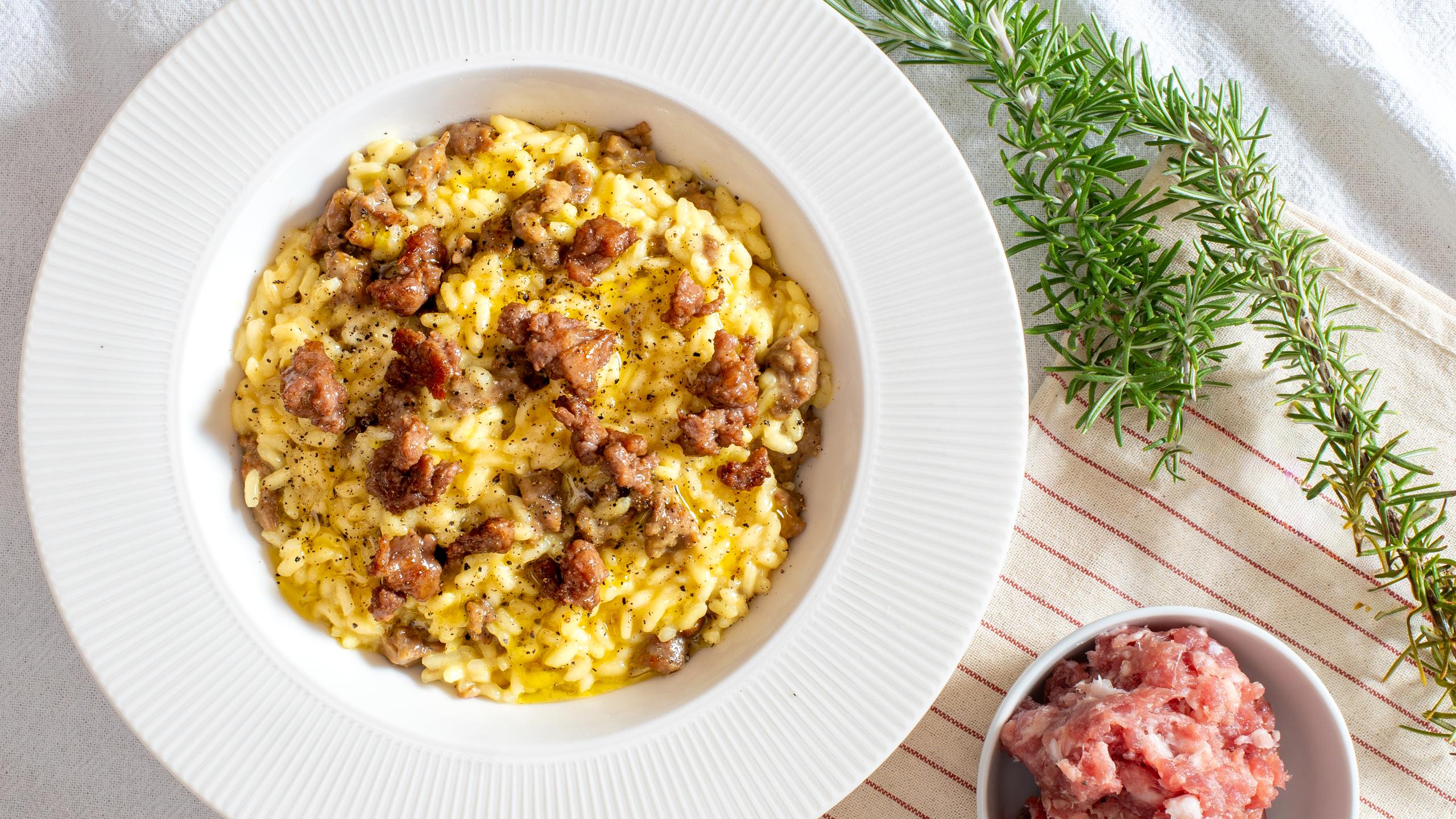 Risotto alla salsiccia