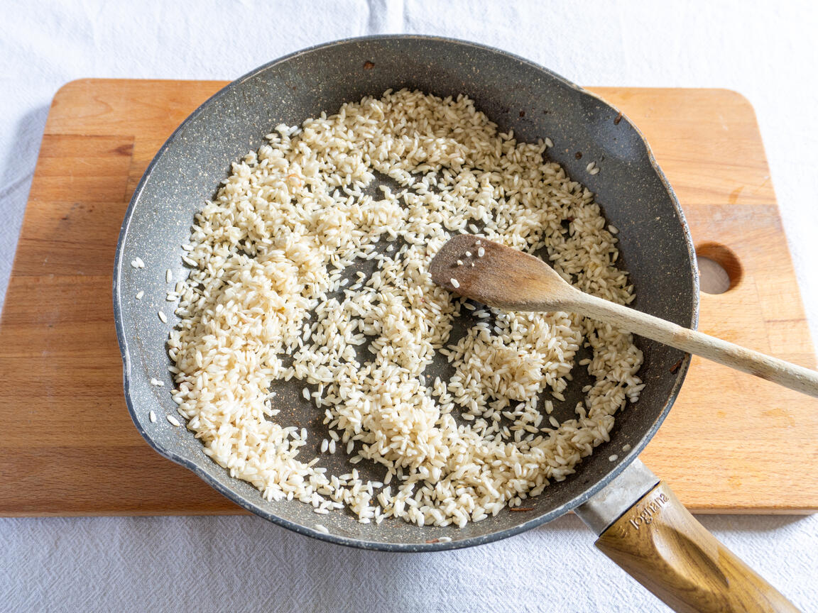 Risotto alla salsiccia - passo 5