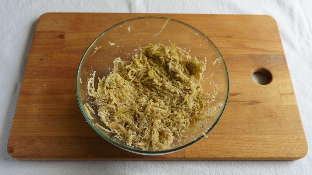 Rösti di patate in friggitrice ad aria - passo 4