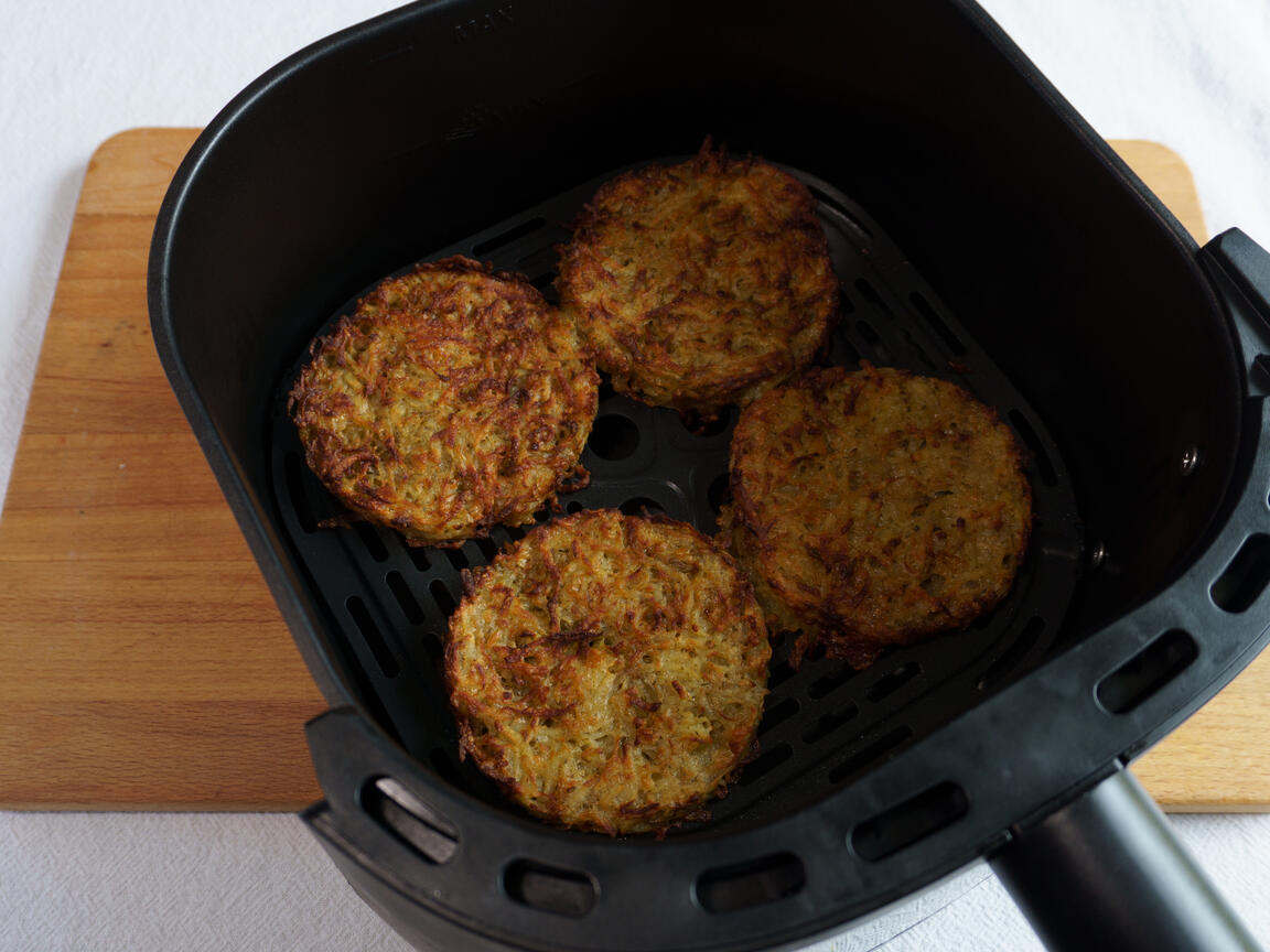 Rösti di patate in friggitrice ad aria - passo 6