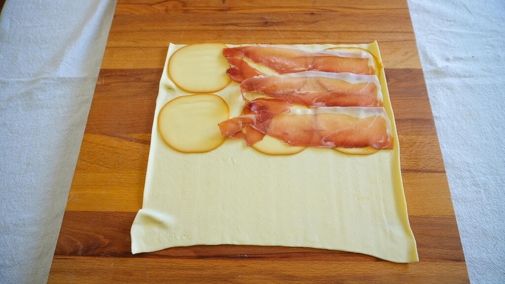 Salatini di pasta sfoglia - passo 1