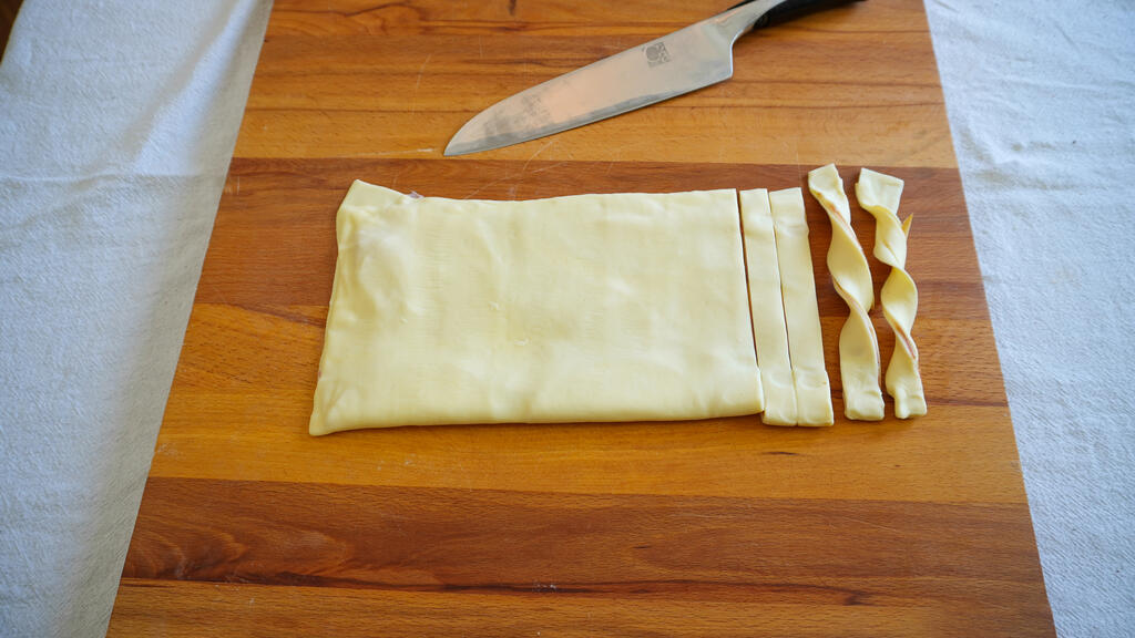Salatini di pasta sfoglia - passo 2