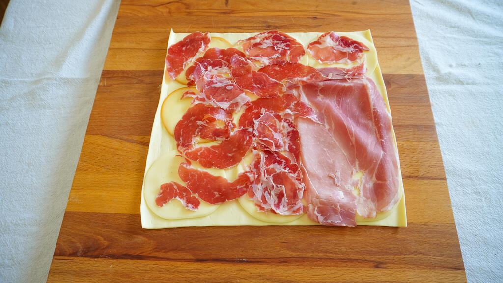 Salatini di pasta sfoglia - passo 3