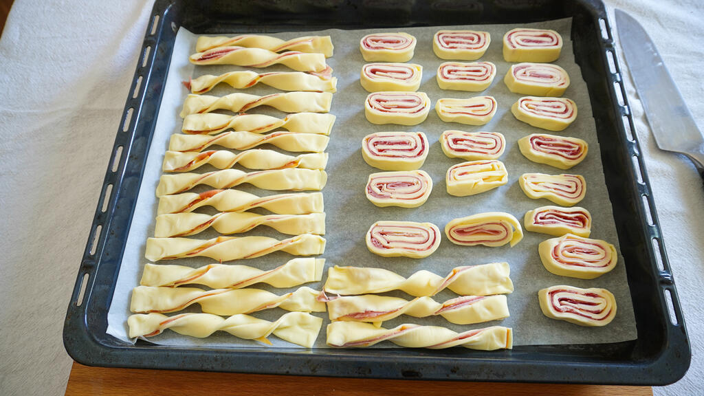 Salatini di pasta sfoglia - passo 5