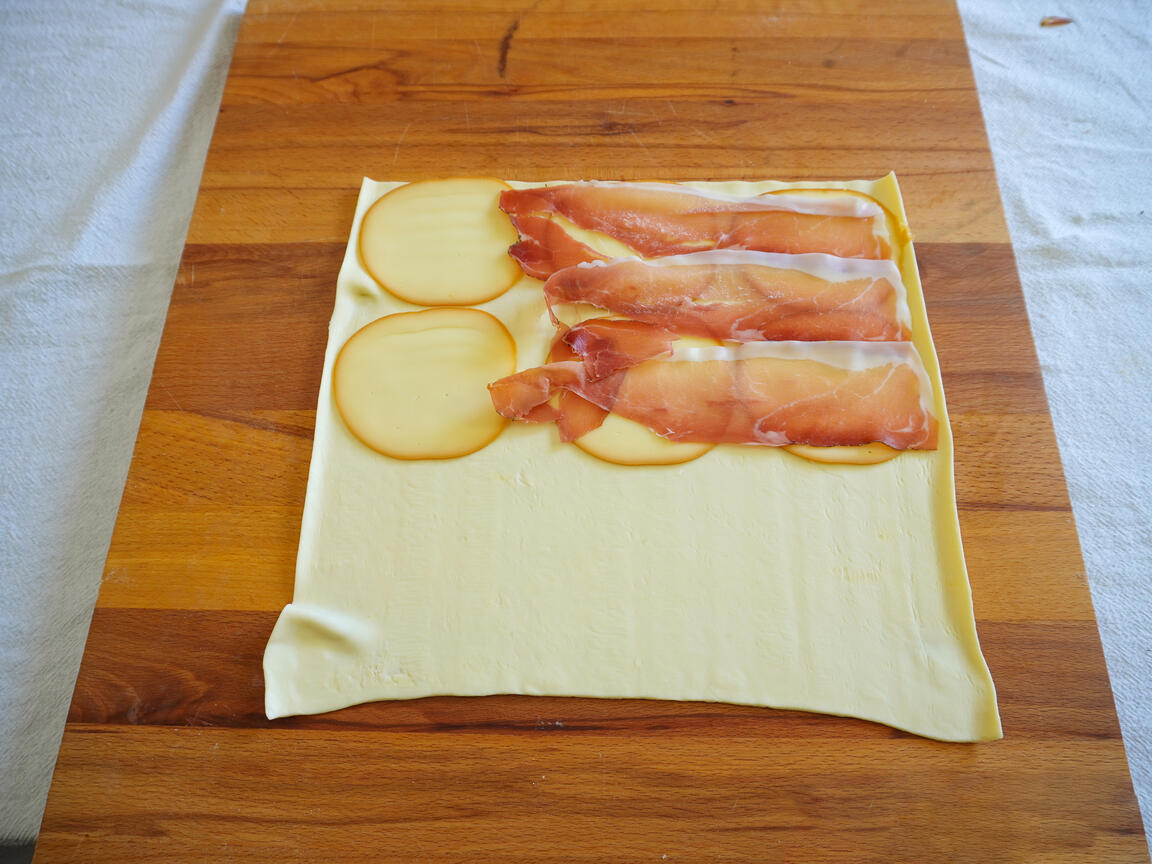 Salatini di pasta sfoglia - passo 1