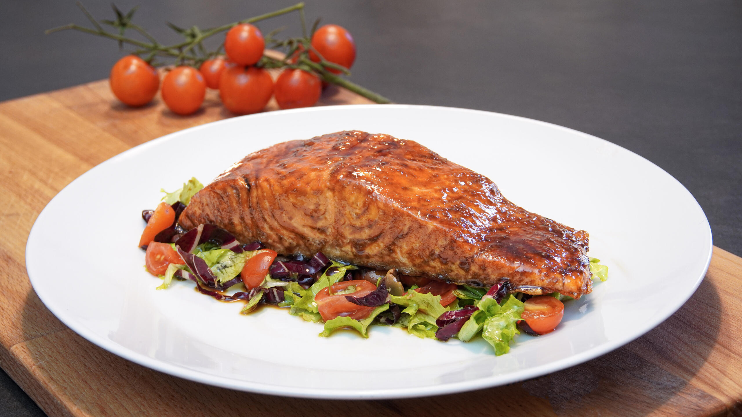 Salmone in agrodolce