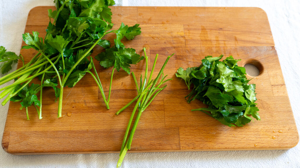 Salsa verde - passo 1